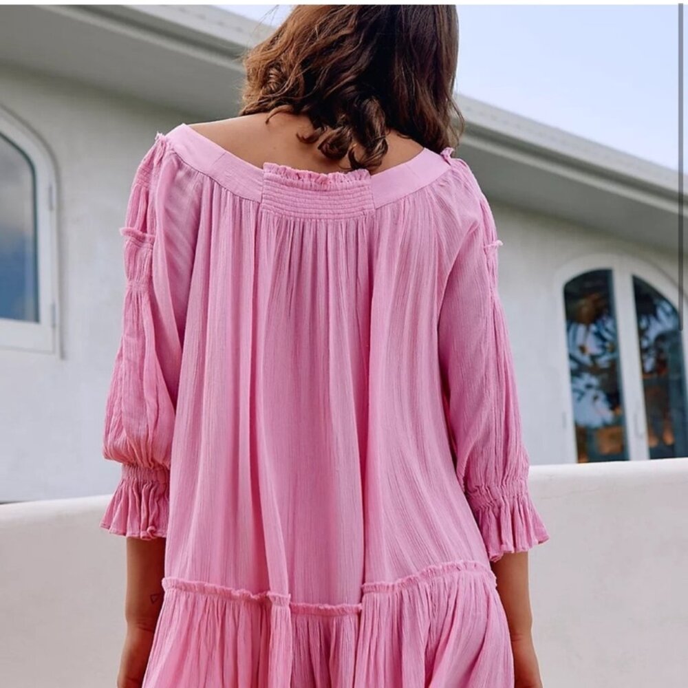 Free People See Ya There mini dress ~ L - Picture 2 of 4